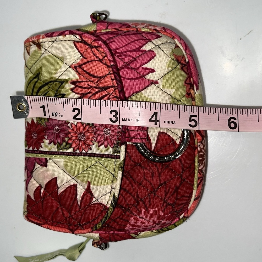 Vera Bradley Little Hip Bag Hello Dahlia! Crossbody Belt bag Fanny Pack Red Pink - Picture 10 of 11